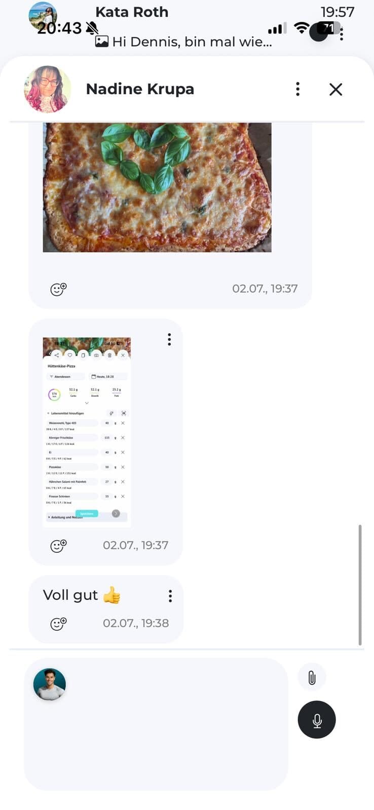 Kundinnen-Nachricht: motivierende Worte helfen beim Dranbleiben